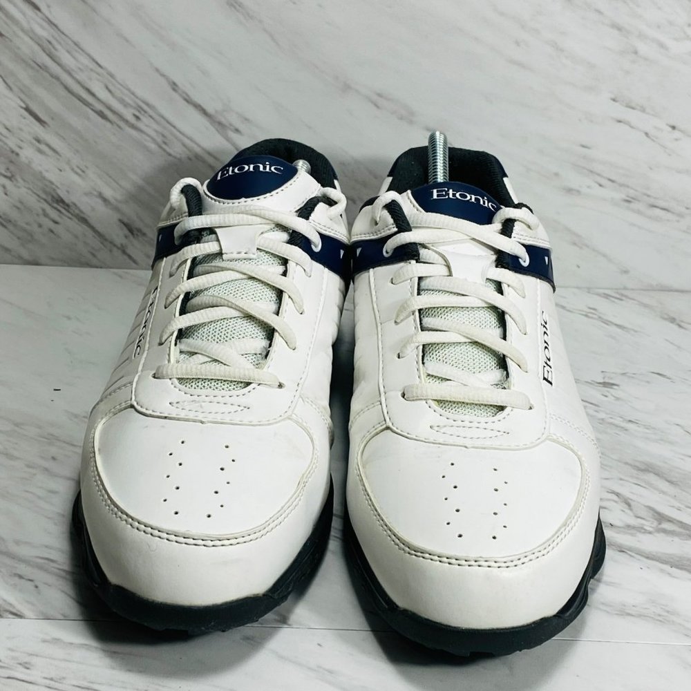 Etonic men’s golf shoes size 10 white leather - Picture 4 of 8